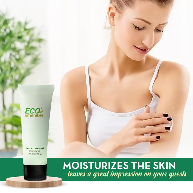 ECO AMENITIES Transparent Tube Flip Cap Individually Wrapped 30ml Body Lotion, 72 Tubes per Case by ECO Amenities - Image 3